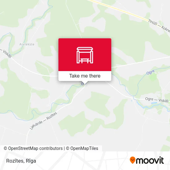 Карта Rozītes