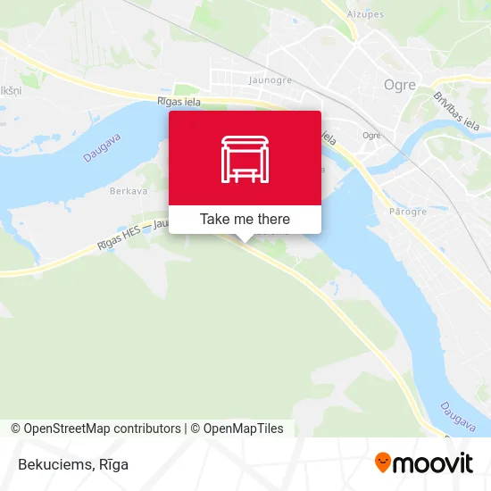 Карта Bekuciems