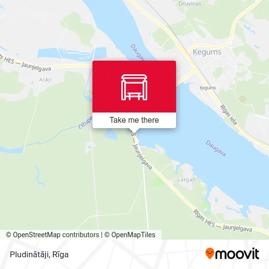 Карта Pludinātāji