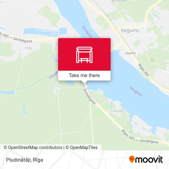 Карта Pludinātāji