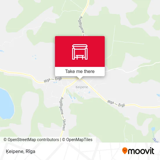 Карта Ķeipene