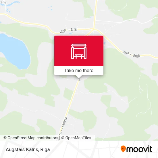 Карта Augstais Kalns