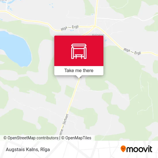 Карта Augstais Kalns