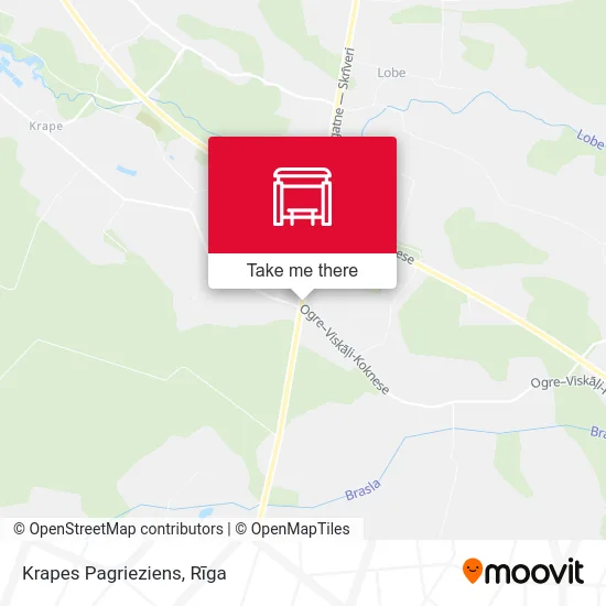 Krapes Pagrieziens map