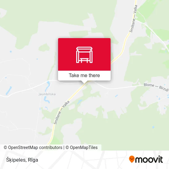 Карта Šķipeles