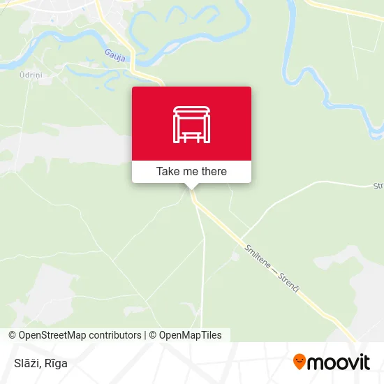 Карта Slāži