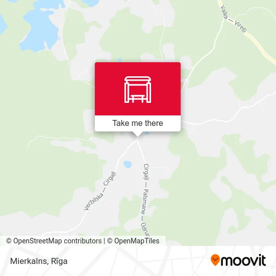 Карта Mierkalns