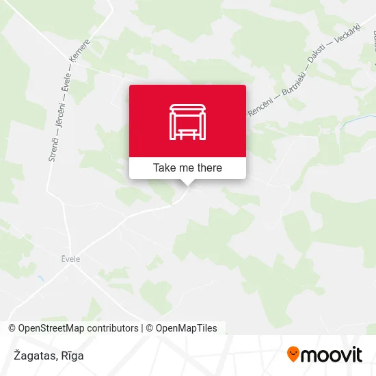 Žagatas map