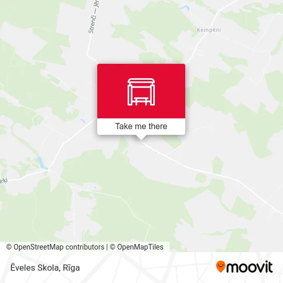 Ēveles Skola map