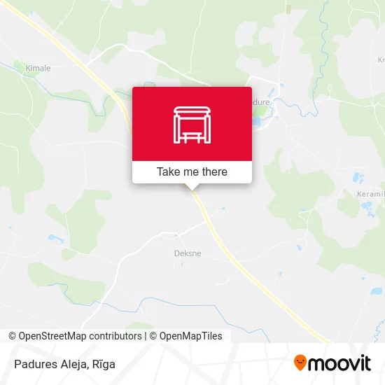 Карта Padures Aleja