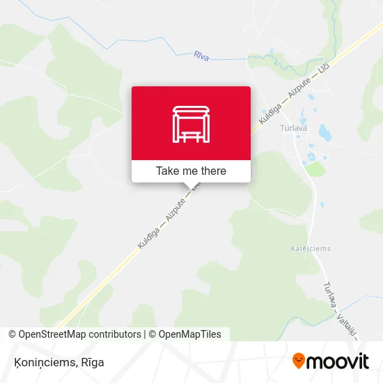 Карта Ķoniņciems