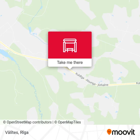Карта Vālītes