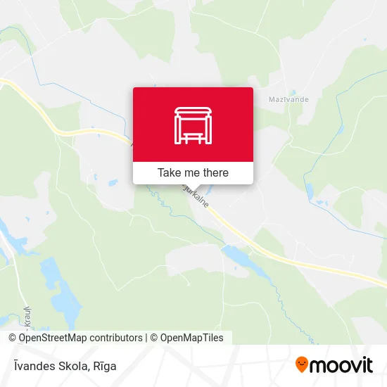 Īvandes Skola map