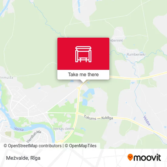 Карта Mežvalde