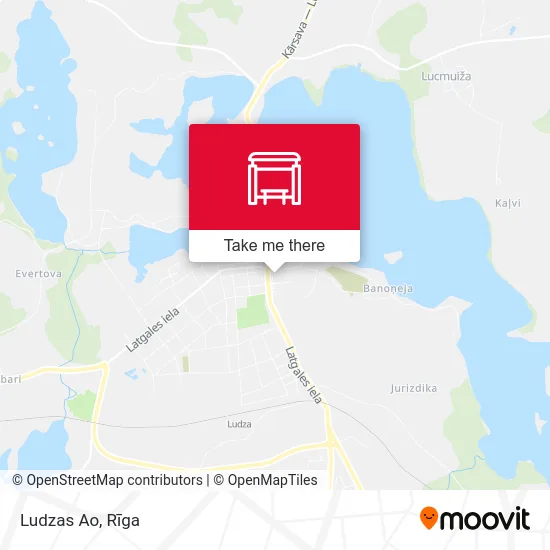 Ludzas Ao map