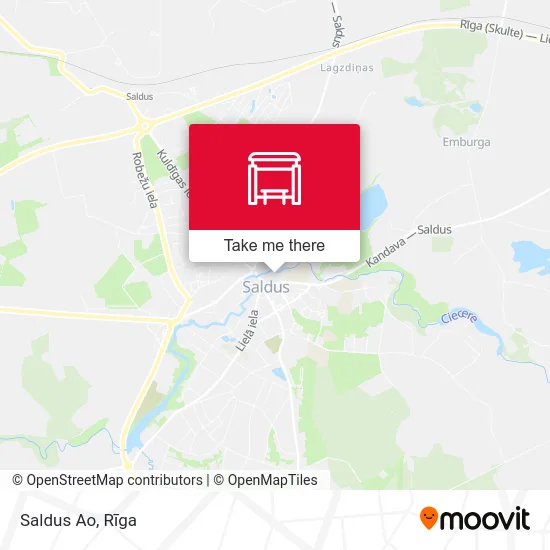 Карта Saldus Ao