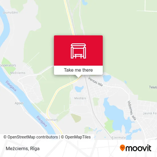 Карта Mežciems