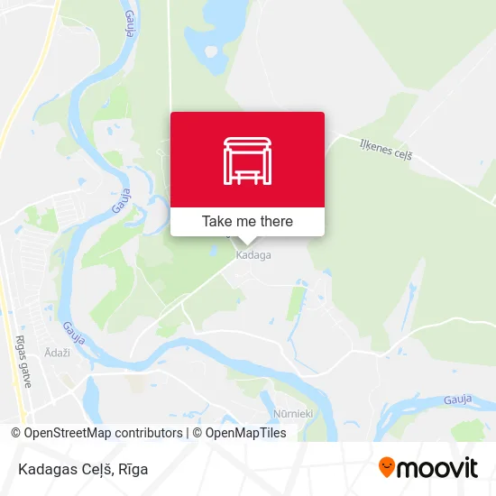 Карта Kadagas Ceļš