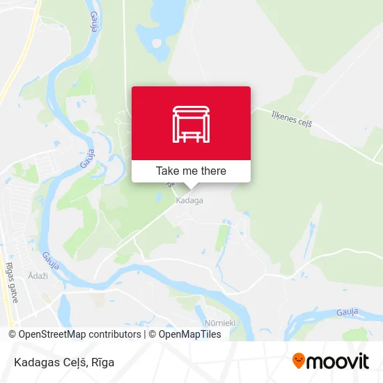 Карта Kadagas Ceļš