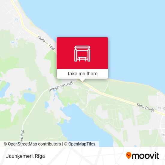 Карта Jaunķemeri