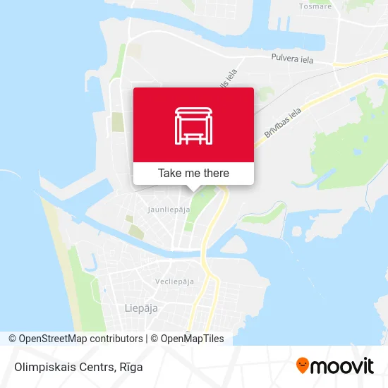 Карта Olimpiskais Centrs