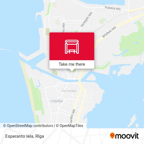 Карта Esperanto Iela