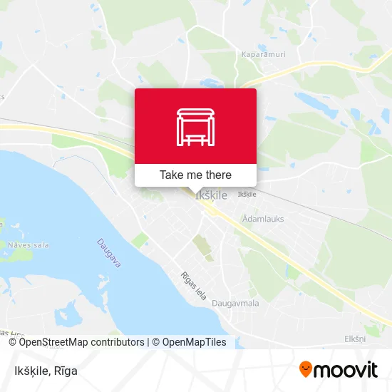 Карта Ikšķile