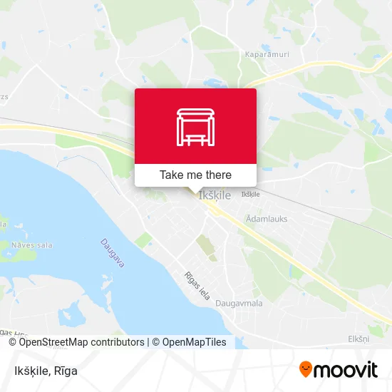 Карта Ikšķile
