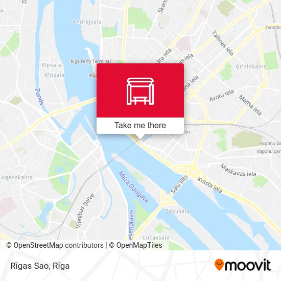 Rīgas Sao map