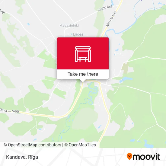 Карта Kandava