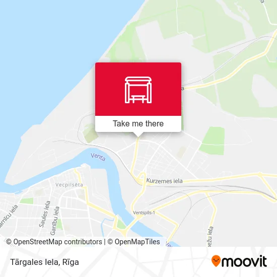 Карта Tārgales Iela
