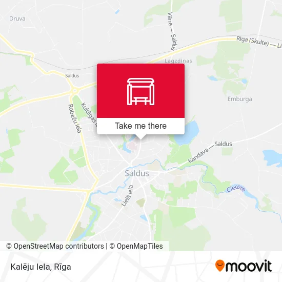 Карта Kalēju Iela