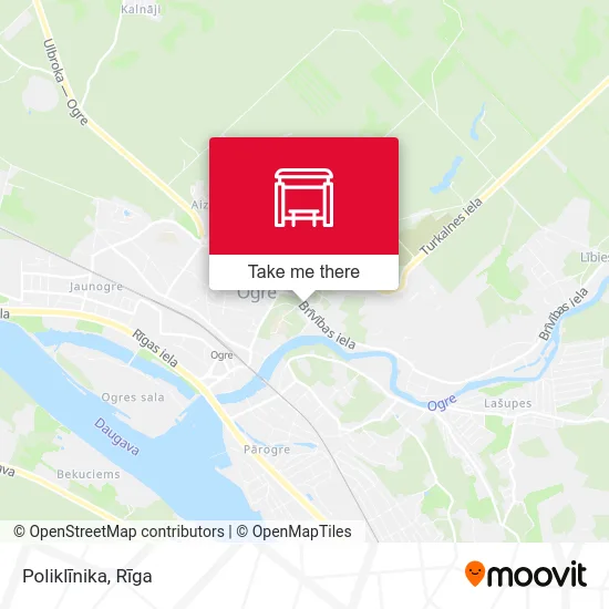 Карта Poliklīnika