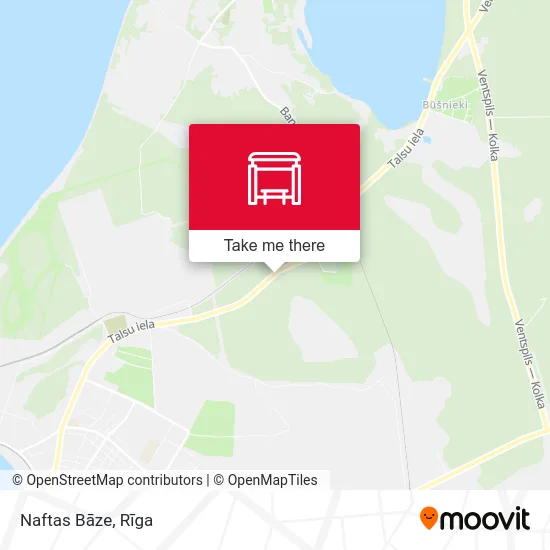 Карта Naftas Bāze