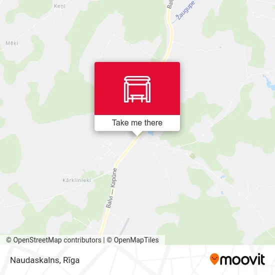 Карта Naudaskalns