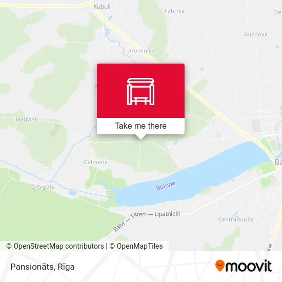 Карта Pansionāts