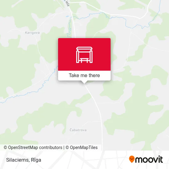 Карта Silaciems