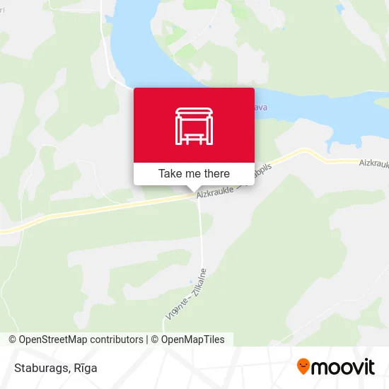 Карта Staburags