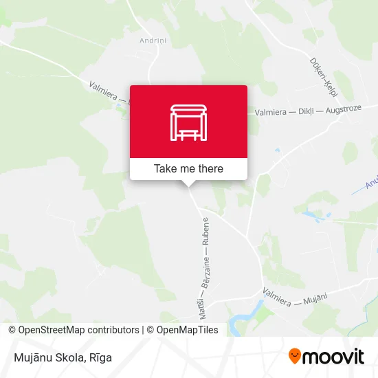 Mujānu Skola map