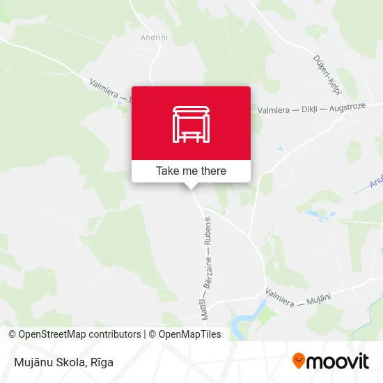 Mujānu Skola map