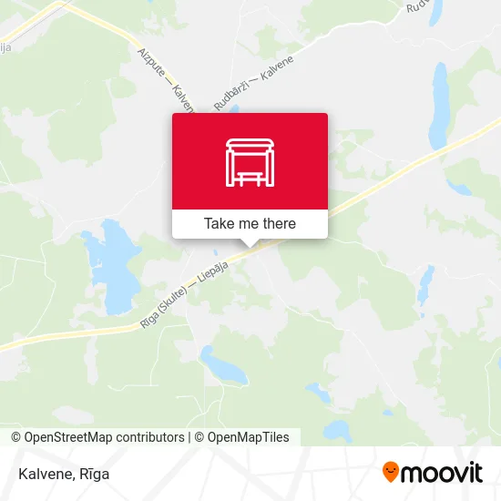 Карта Kalvene
