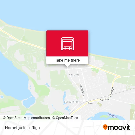 Карта Nometņu Iela