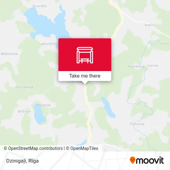 Dzinigaļi map