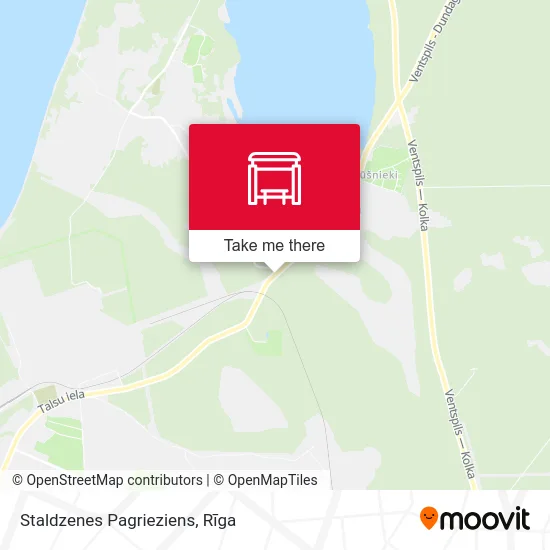 Staldzenes Pagrieziens map