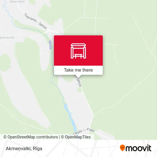 Карта Akmeņvalki