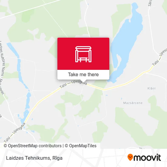 Laidzes Tehnikums map