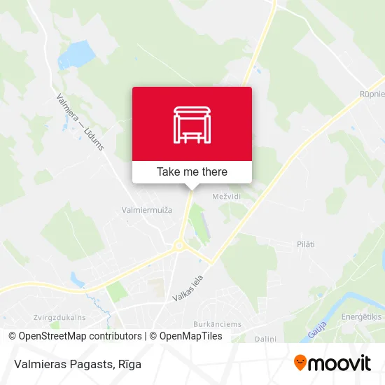Карта Valmieras Pagasts