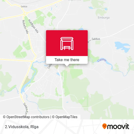 Карта 2.Vidusskola