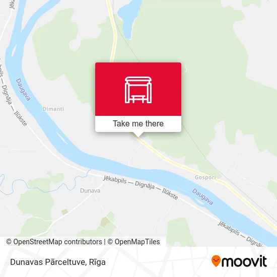 Карта Dunavas Pārceltuve