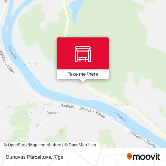 Карта Dunavas Pārceltuve